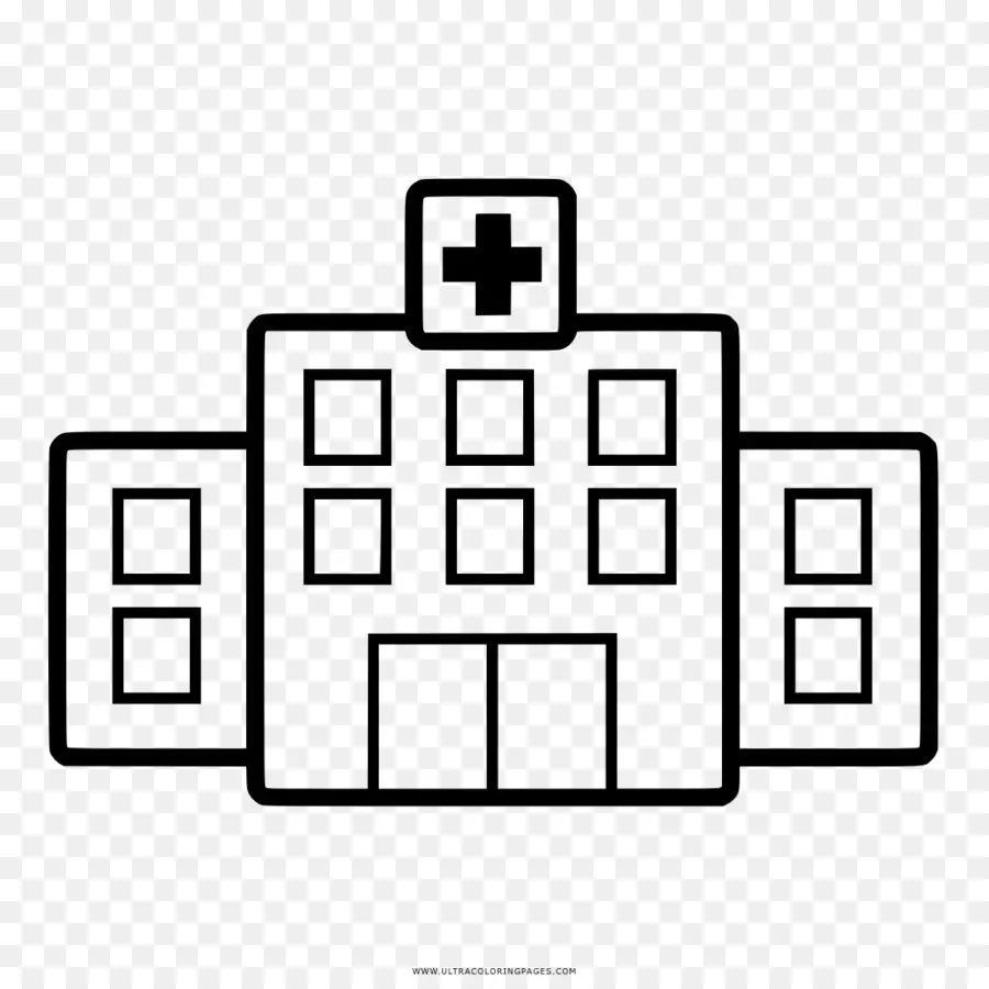 Desenho，Hospital PNG