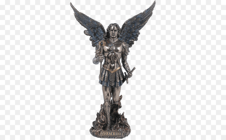 Michael，Escultura Em Bronze PNG
