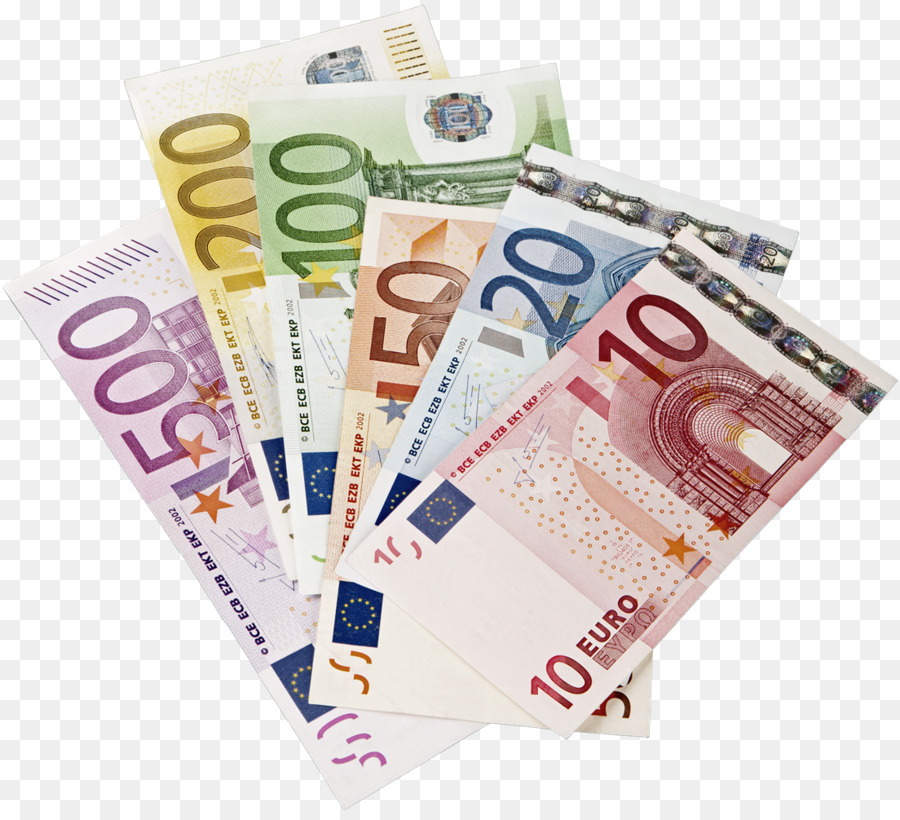 As Notas De Euro Euro Dinheiro png transparente grátis