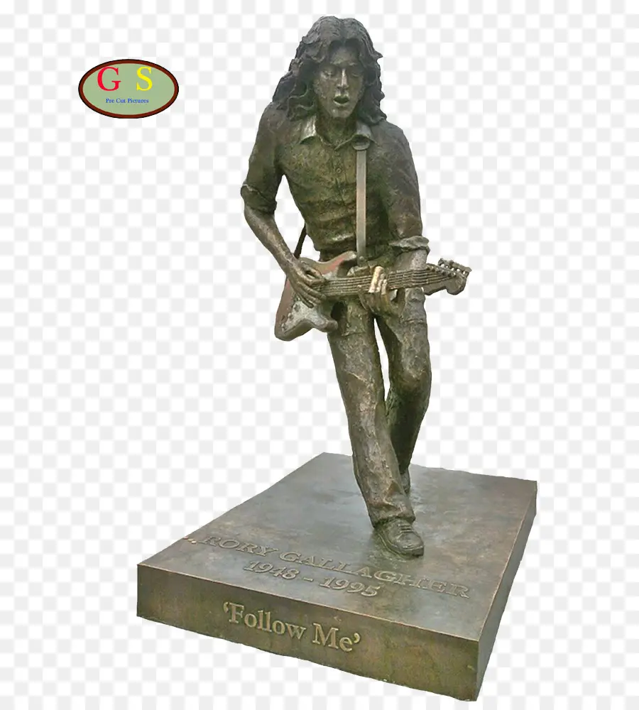 Estátua Do Músico，Guitarra PNG