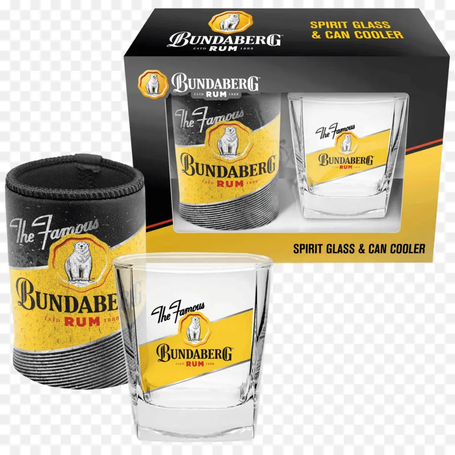 Conjunto De Copos De Rum Bundaberg，Vidro PNG