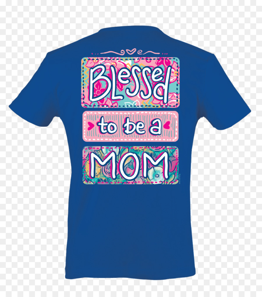 Camiseta Azul，Texto PNG