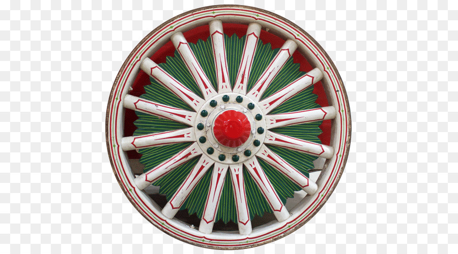 Roda Decorativa Colorida，Arte PNG