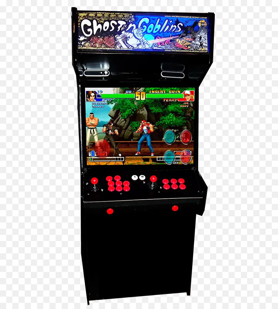 Arcade Cabinet，King Of Fighters 98 PNG