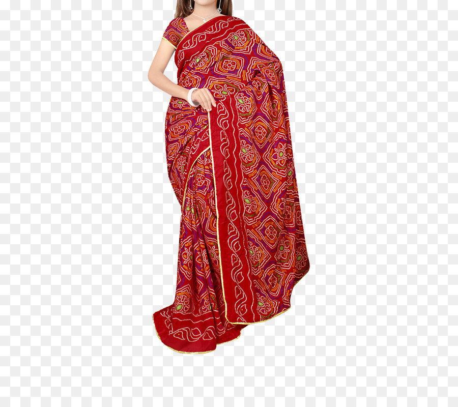 Saree Amarelo，Vestir PNG