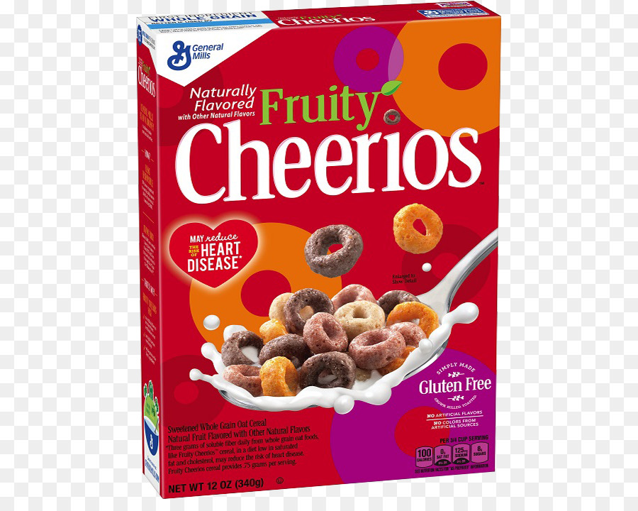 Cereais De Pequeno Almoço，A General Mills Frutado Cheerios PNG