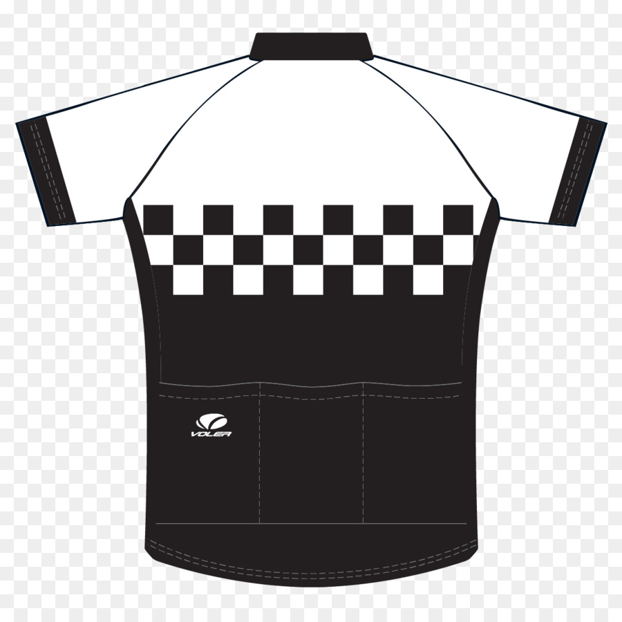 Camisola De Ciclismo Preta E Branca，Ciclismo PNG