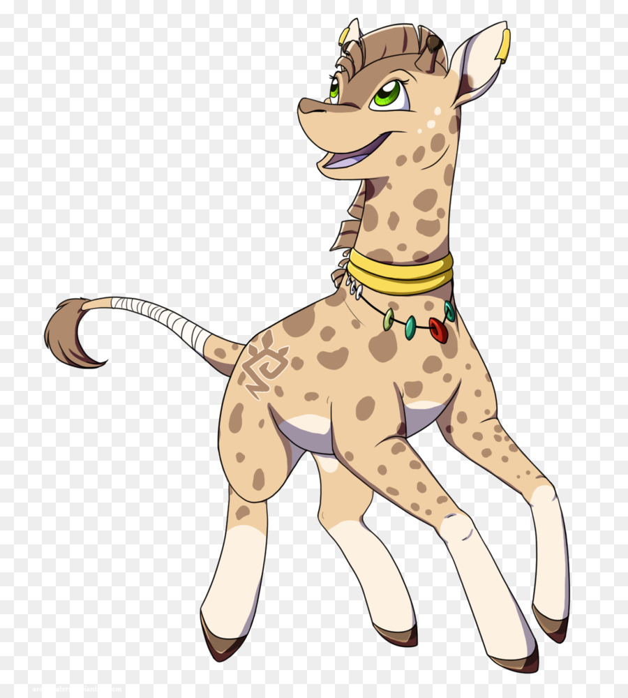 Girafa De Desenho Animado，Animal PNG