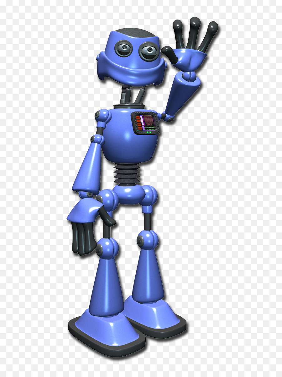 Robô，Azul Cobalto PNG