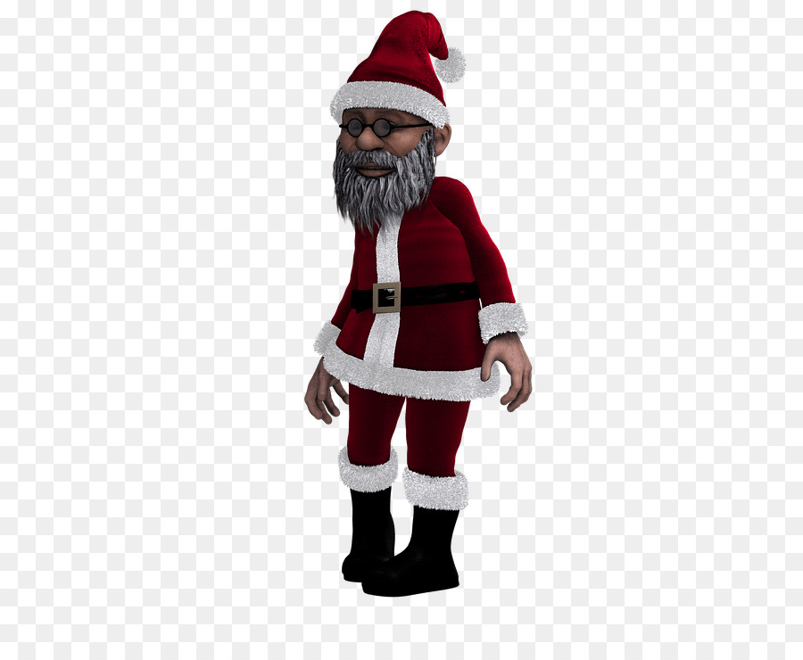 Papai Noel，Terno Vermelho PNG