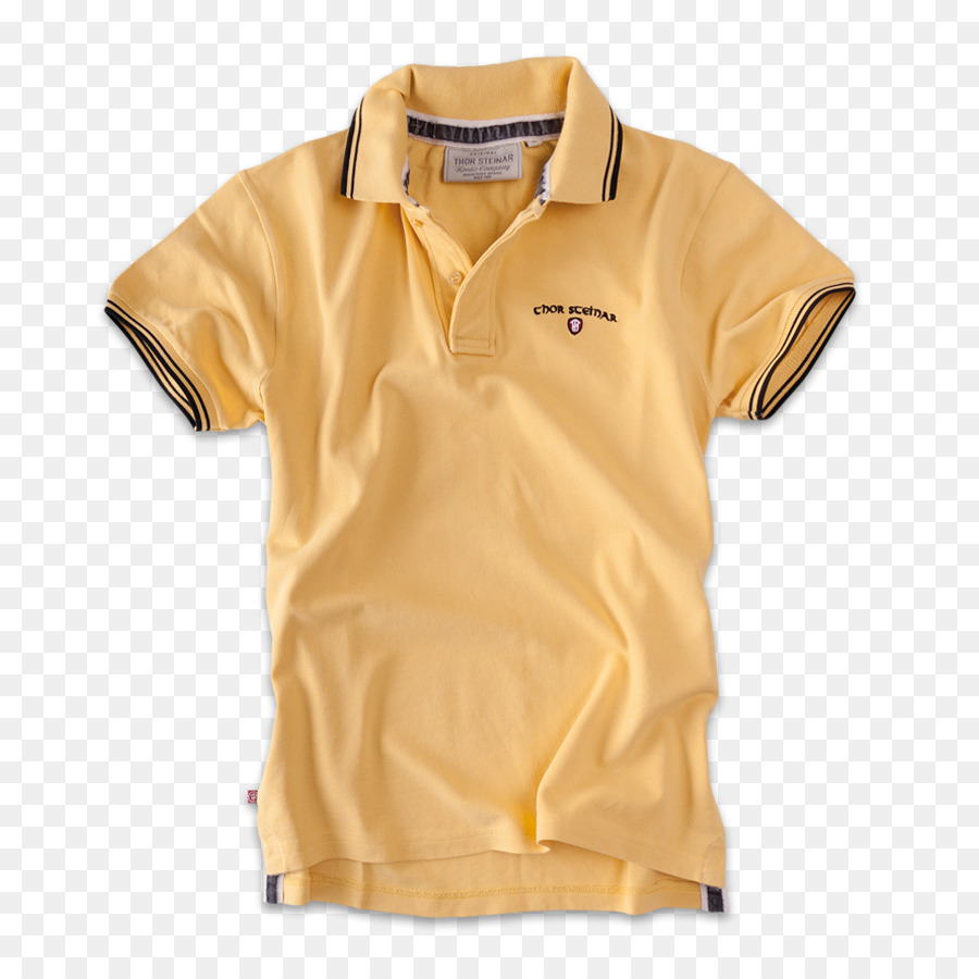 Polo Amarelo，Roupas PNG