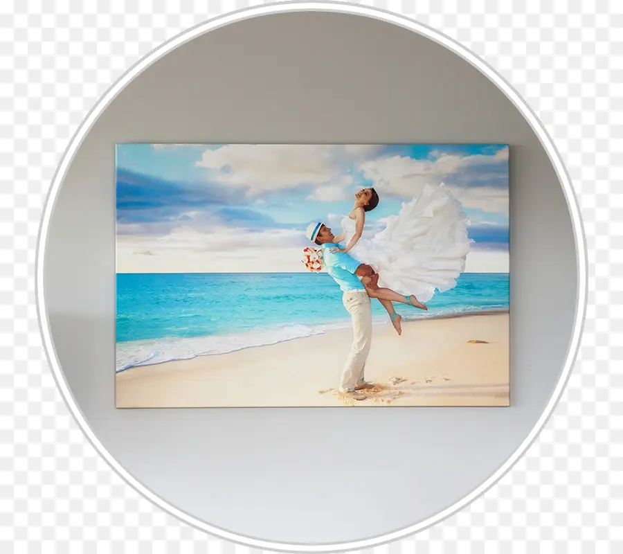 Pintura De Casamento Na Praia，Casal PNG