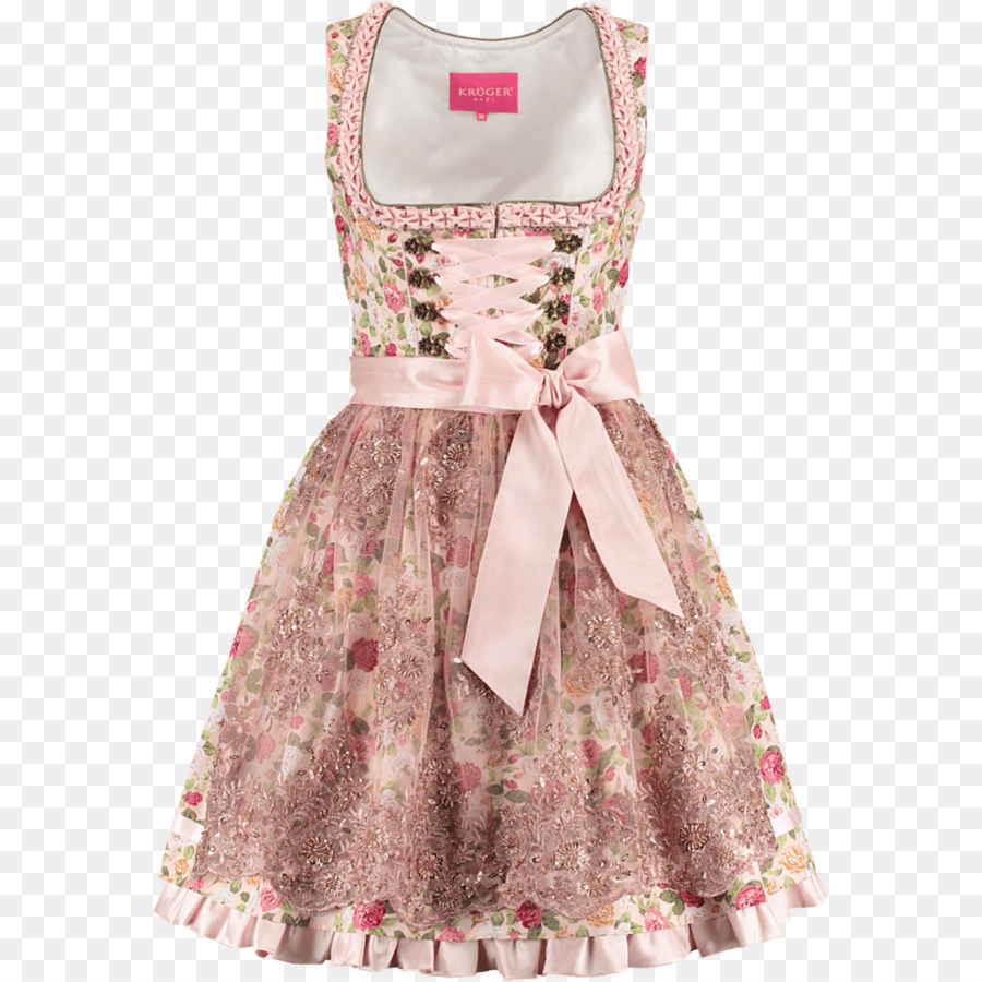 Vestido Tradicional，Floral PNG