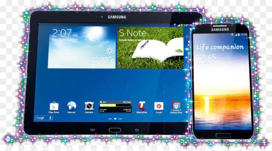 Samsung Galaxy Note 101 2014 Edição，Smartphone PNG