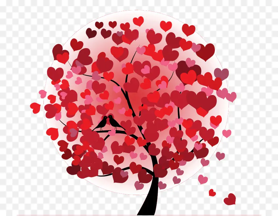 árvore，Amor PNG