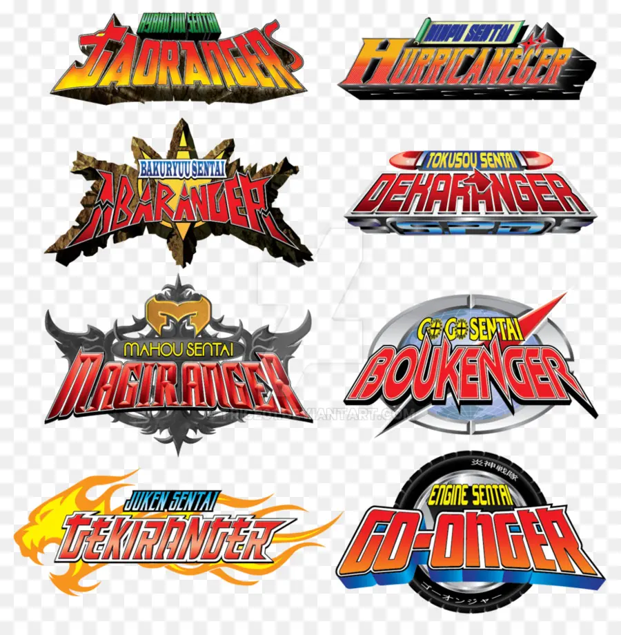 Logotipos Super Sentai，Série PNG