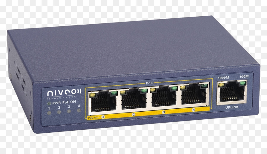 Power Over Ethernet，Switch De Rede PNG