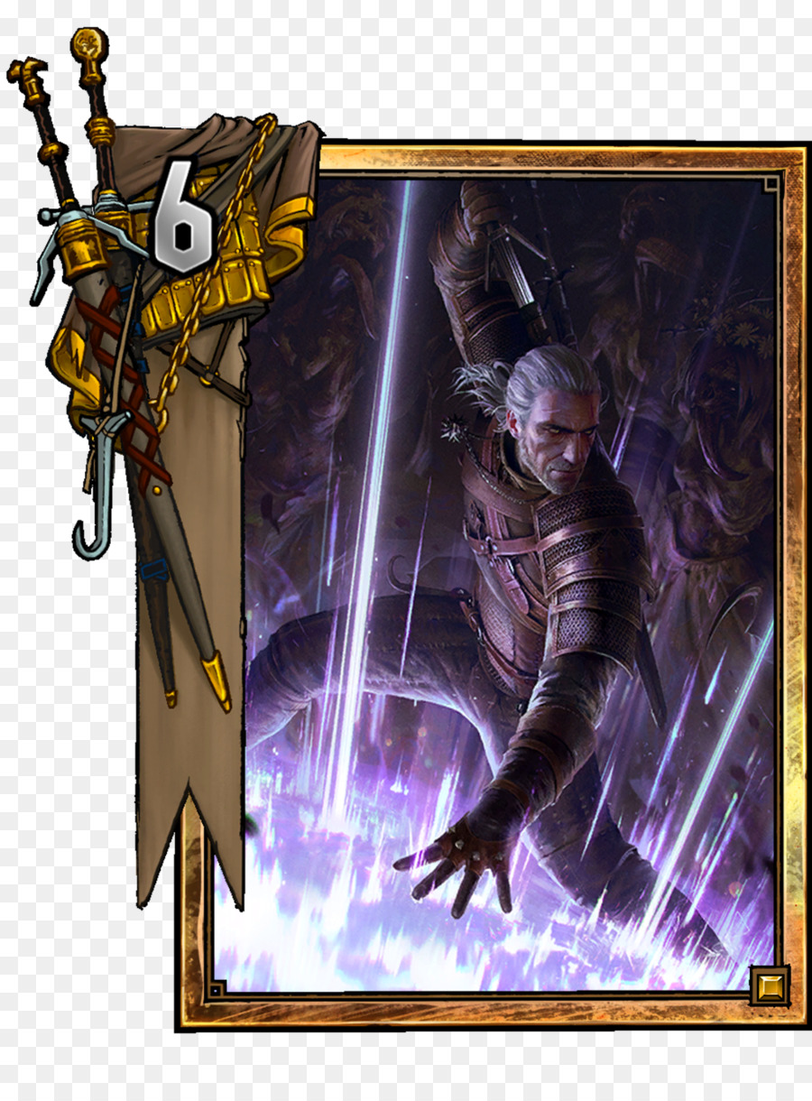 Gwent The Witcher Jogo De Cartas，Geralt De Rivia PNG