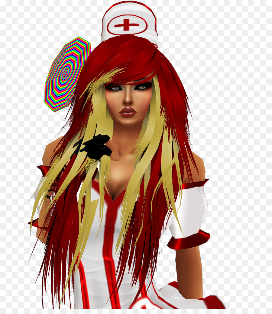 Peruca，Cabelo Vermelho PNG