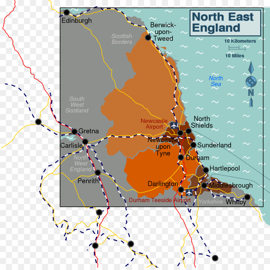 Northumberland，Condado De Durham PNG