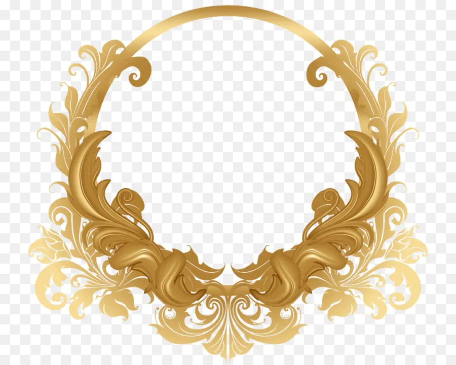 Colar Dourado，Colar PNG