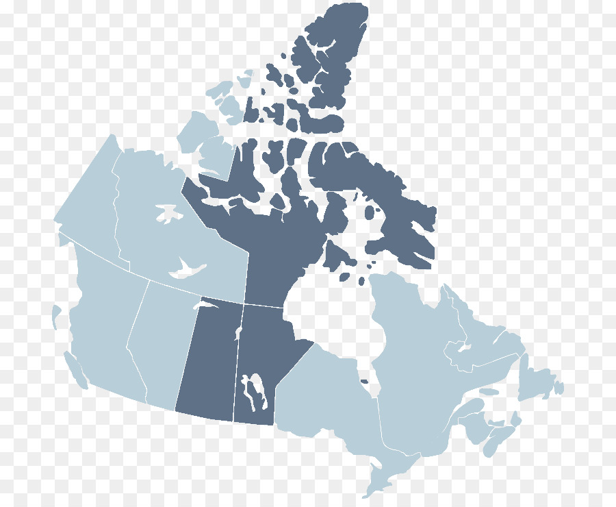 Mapa Do Canadá，Geografia PNG