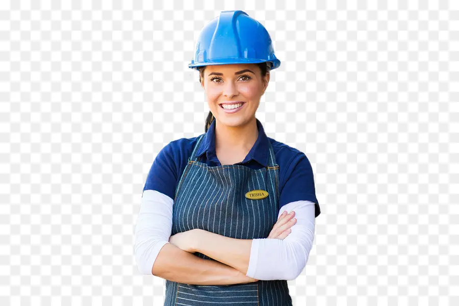 Mulher De Capacete，Capacete Azul PNG