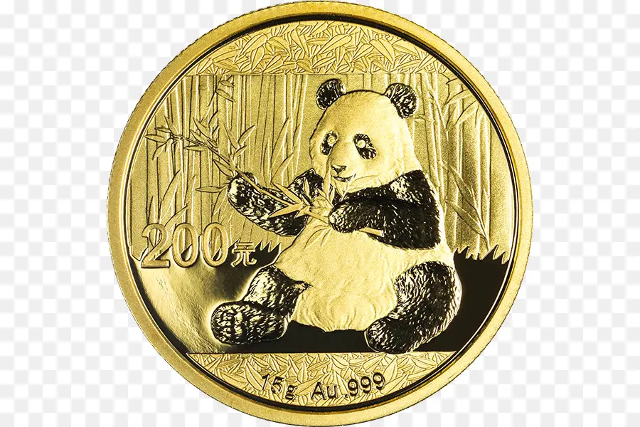 Moeda De Ouro，Panda PNG