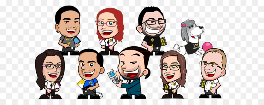 Personagens De Desenhos Animados，Grupo PNG