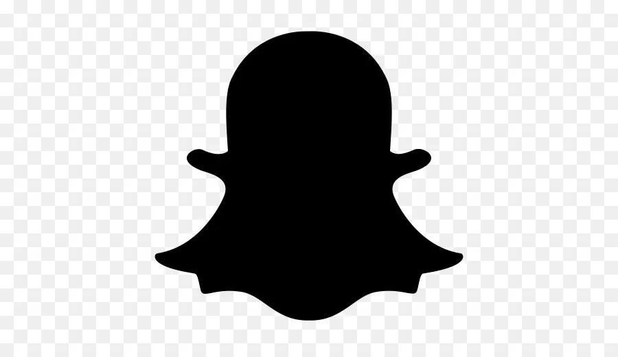 Logotipo Preto Do Snapchat，Mídia Social PNG