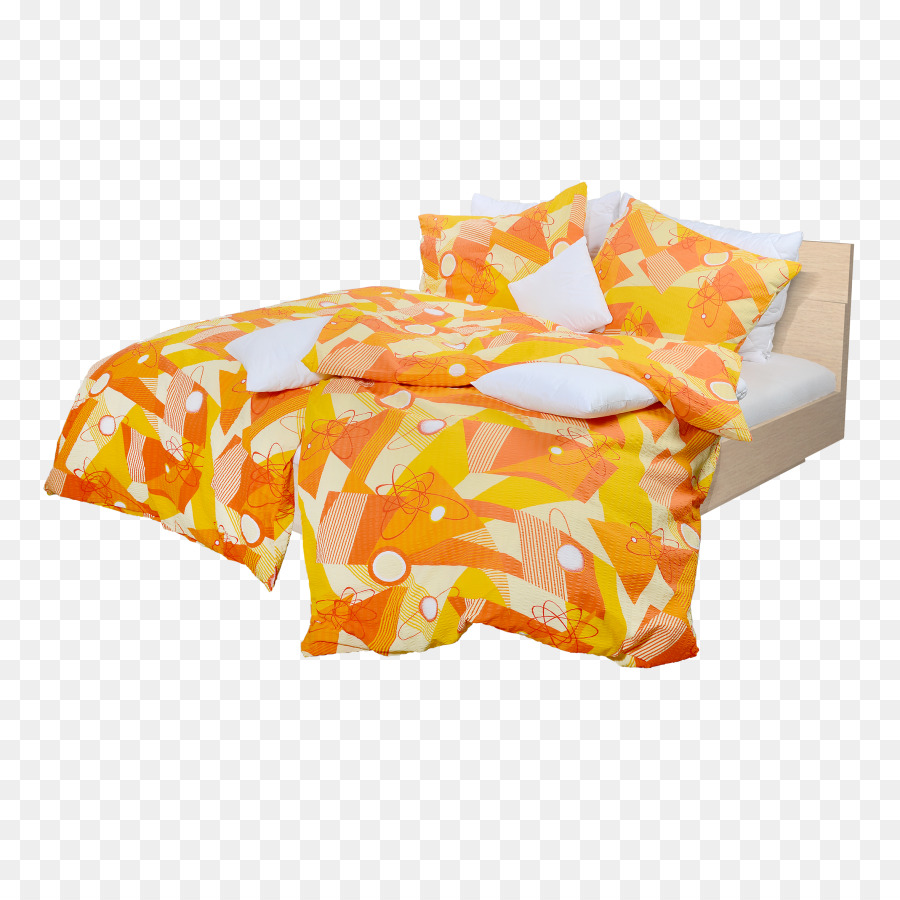 Roupa De Cama Laranja，Cama PNG