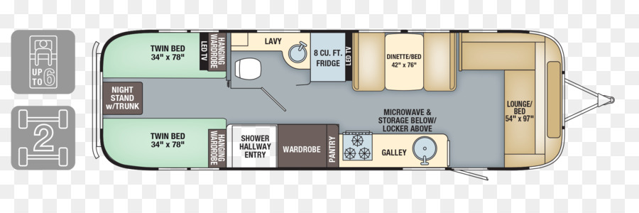 Layout De Caravana，Planta Baixa PNG