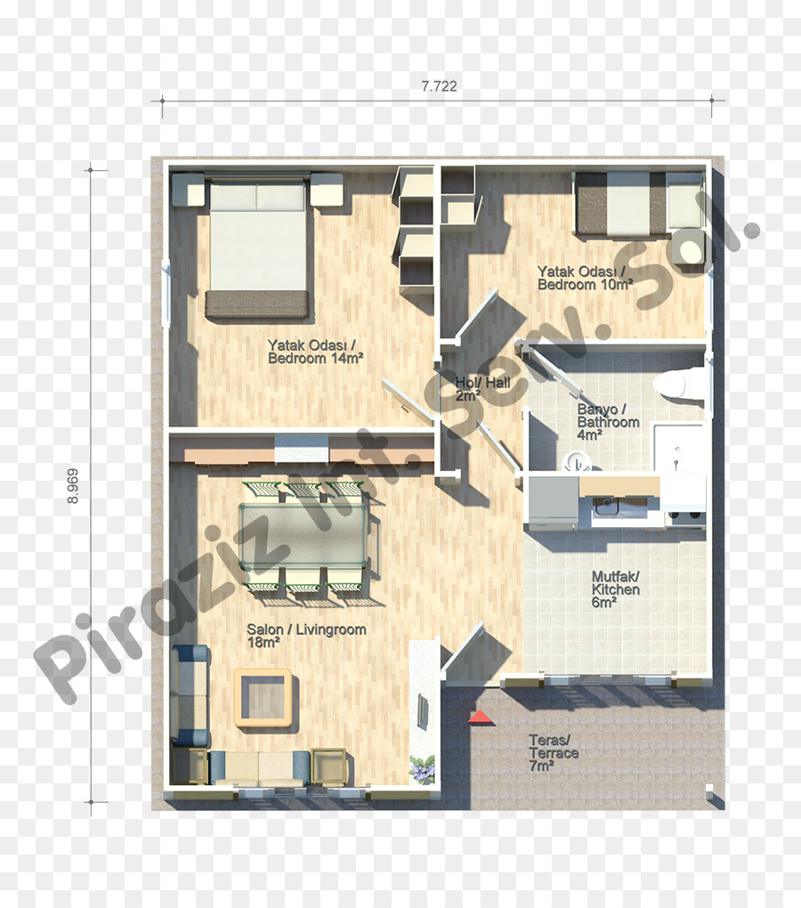 Piso Plano，Casa Plano De PNG