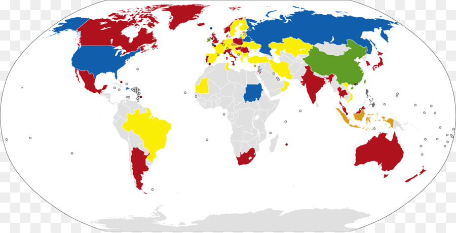 Mapa Mundial，Países PNG