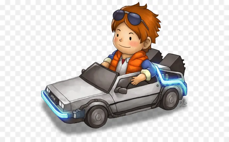 Carro，Marty Mcfly PNG