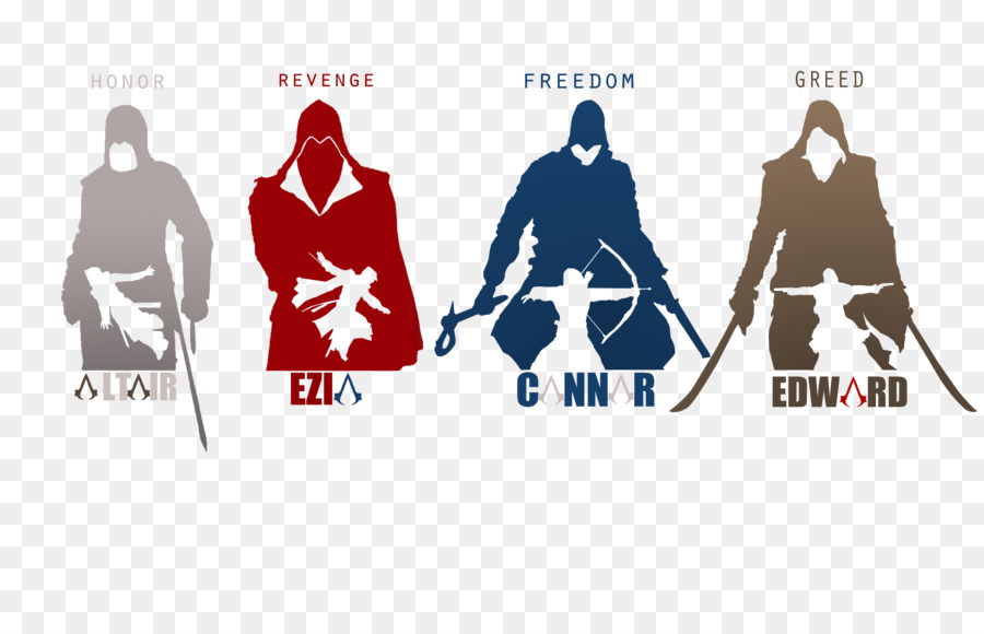 Personagens De Assassin’s Creed，Silhuetas PNG