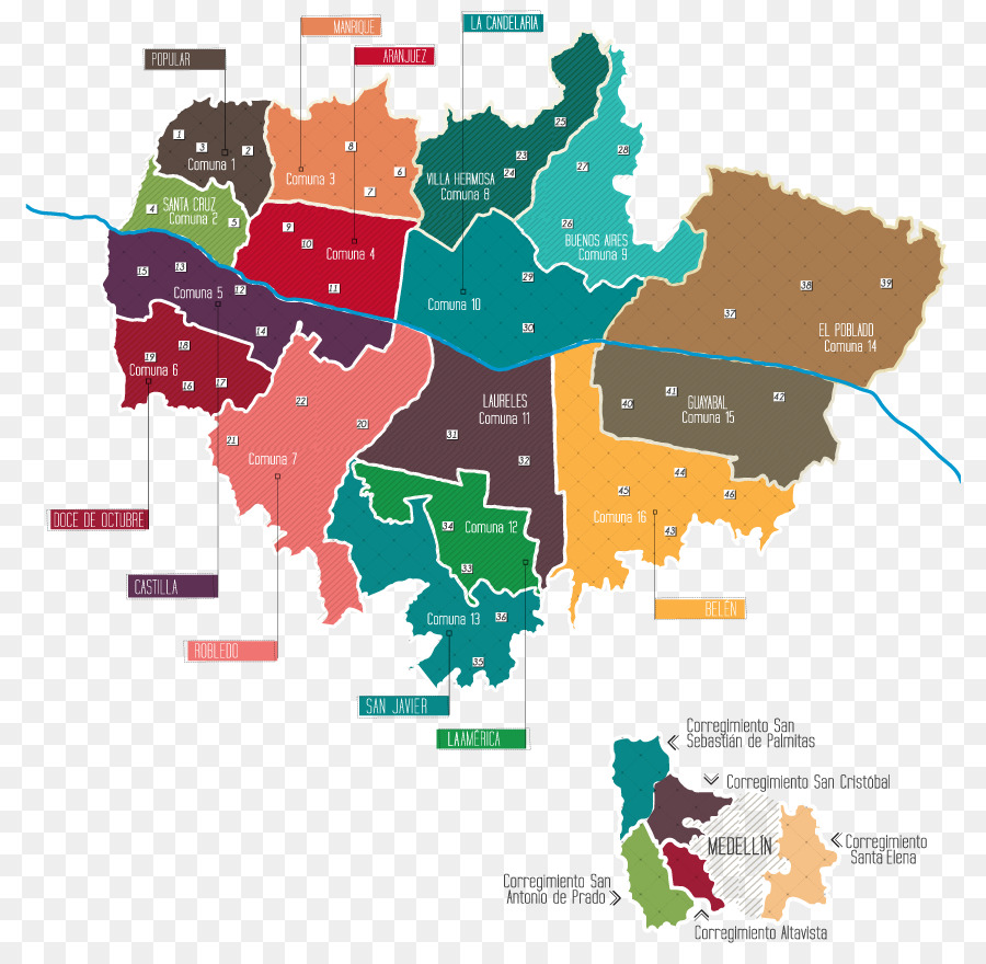 Mapa Colorido Da Cidade，Cidade PNG