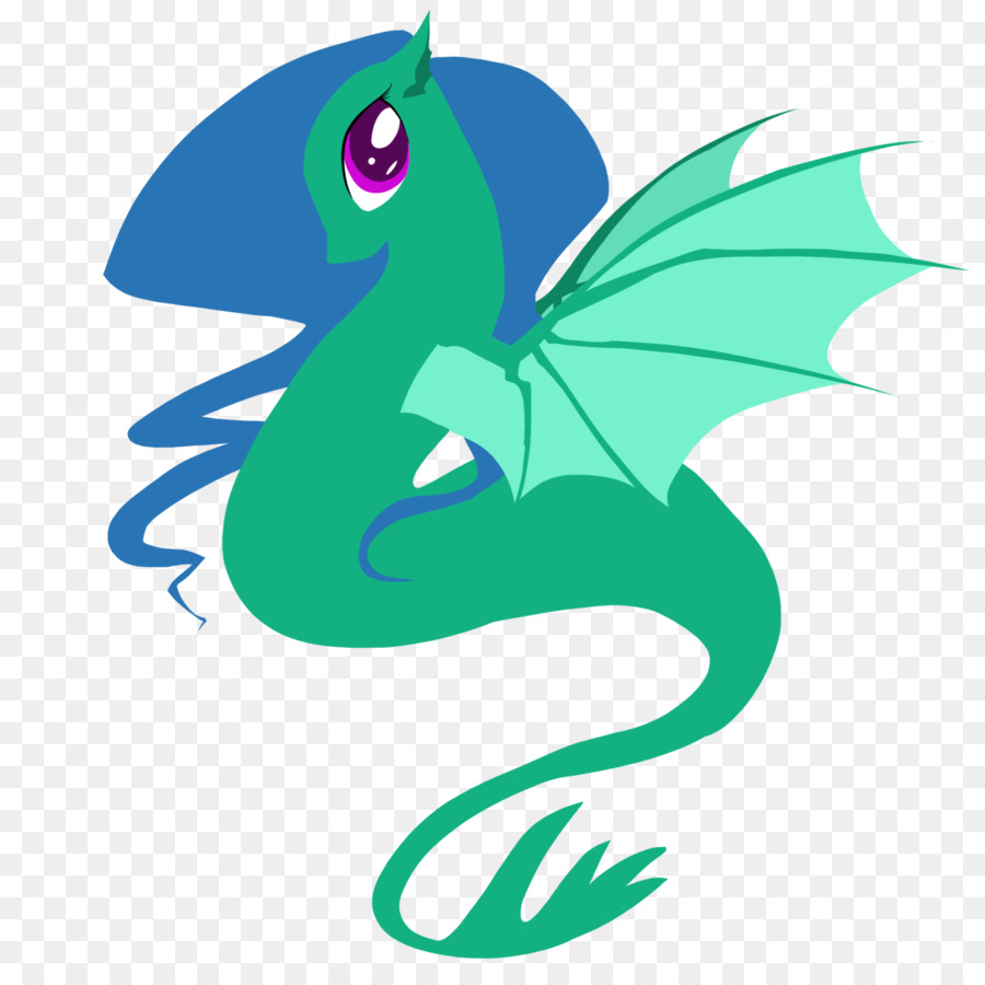 Dragão Azul，Bonitinho PNG