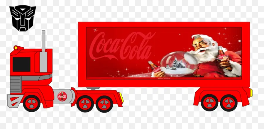 Caminhão Coca Cola，Papai Noel PNG