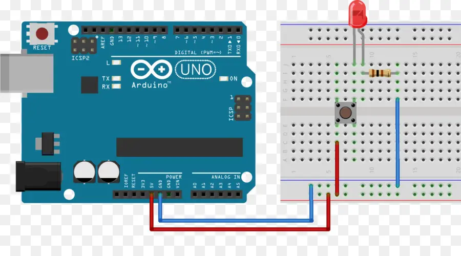 Arduino，Resistência Pullup PNG