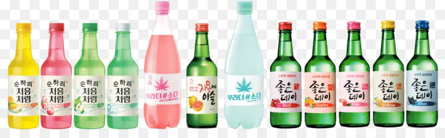 Garrafas De Soju，Álcool PNG