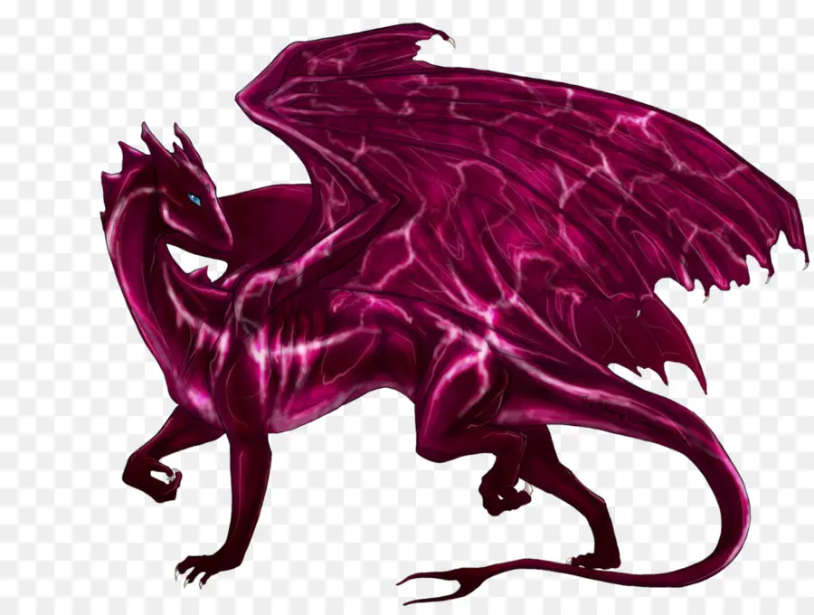 Dragão Roxo，Fantasia PNG