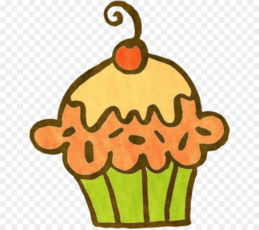 Cupcake，Creme De Morango Bolo PNG