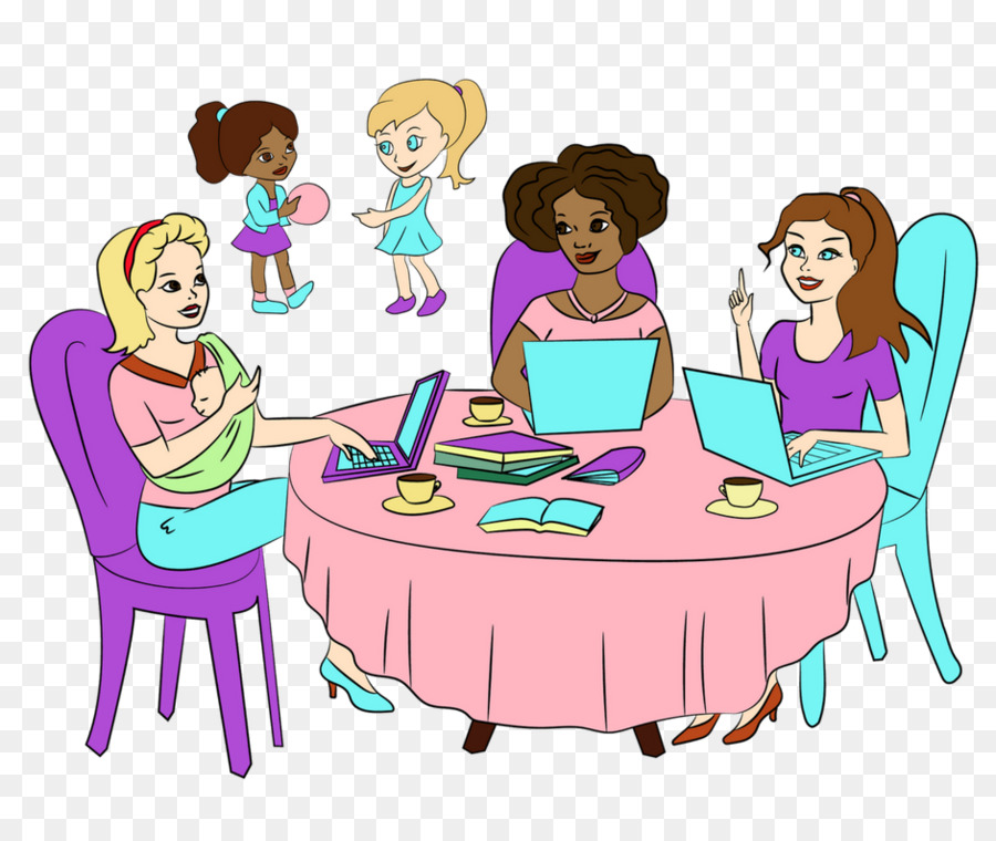 Mulheres Trabalhando，Notebooks PNG