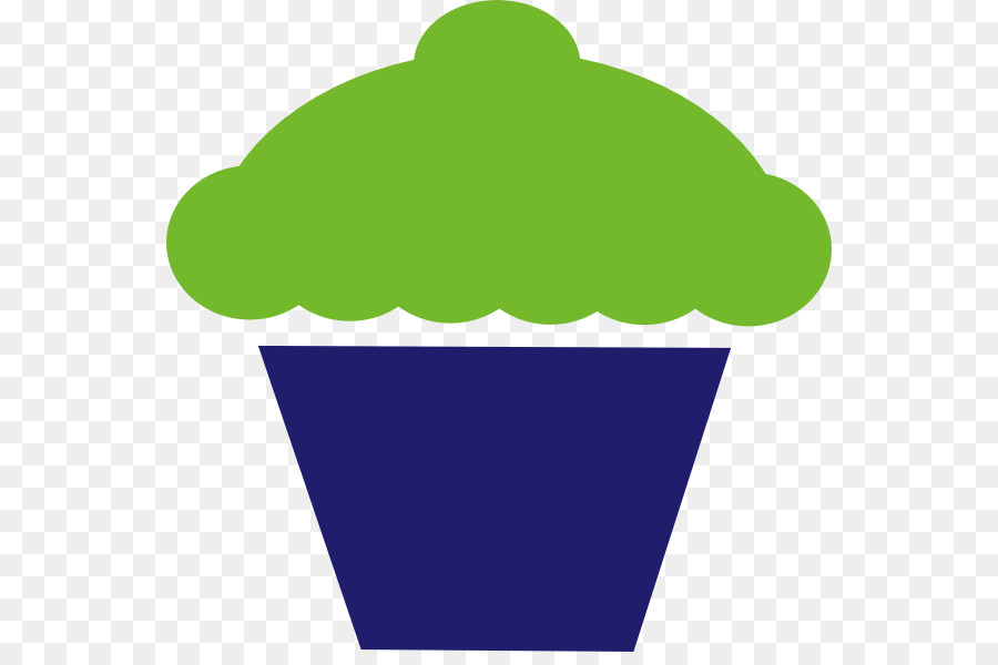 Cupcake，Verde PNG