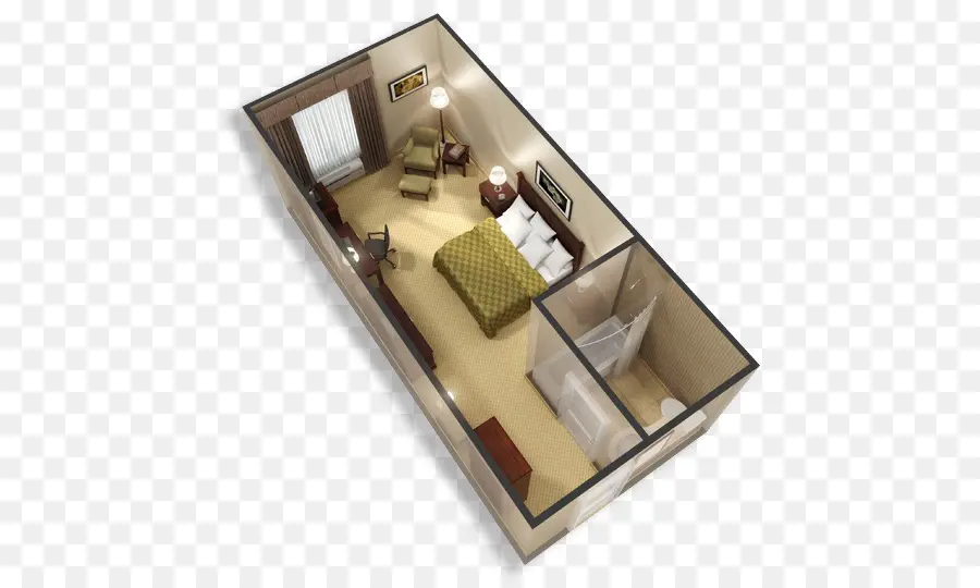 Layout Do Quarto De Hotel，Sala PNG