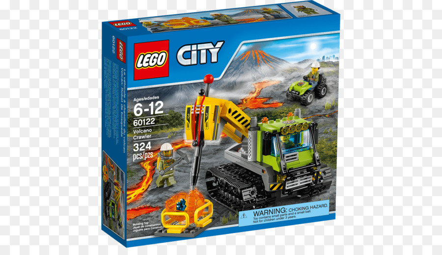 Lego 60122 Cidade Vulcão Rastreador，Lego City PNG