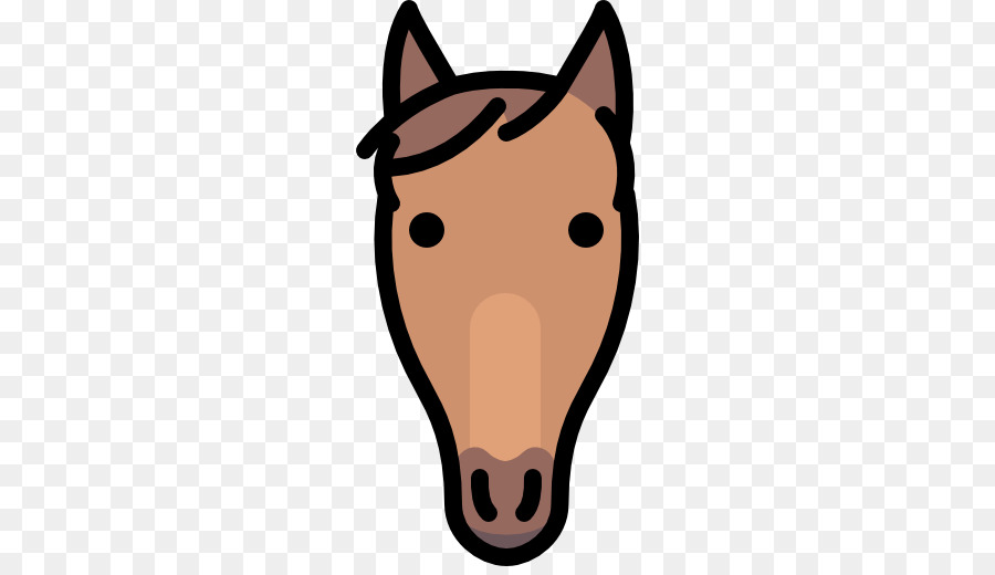 Cabeça De Cavalo，Desenho Animado PNG