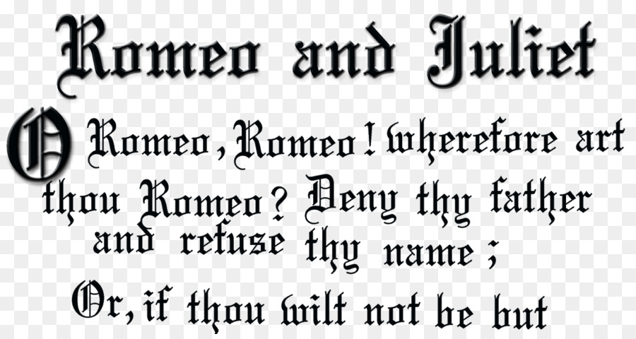 Texto De Romeu E Julieta，Shakespeare PNG