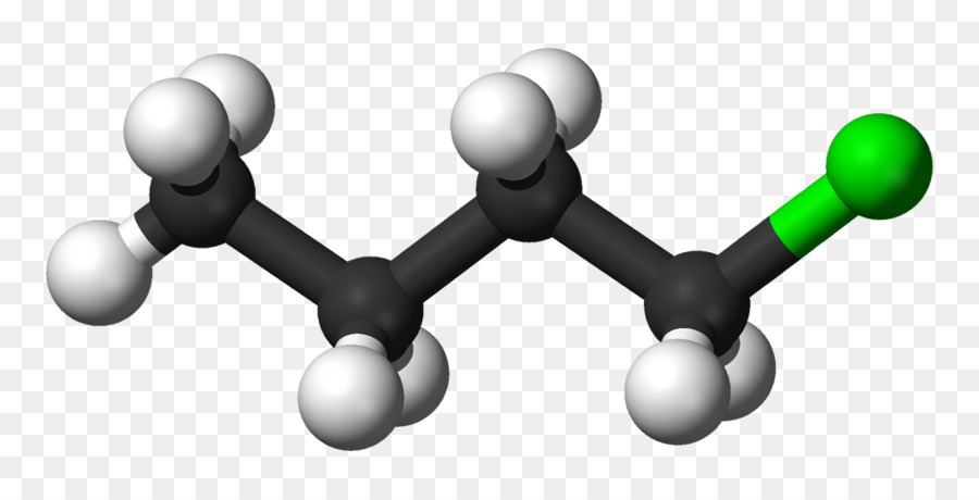 1chlorobutane，Molécula PNG